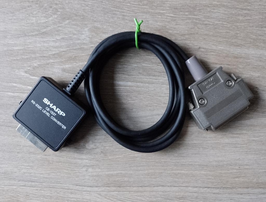 sharp ce-133t rs-232c level converter kabel stekker, Ophalen of Verzenden, Gebruikt