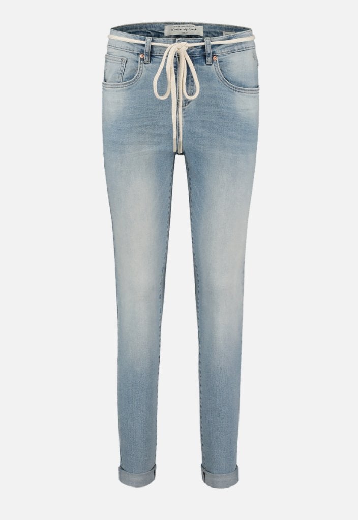 Circle of trust stretch tapered fit jeans Cooper maat 26, Blauw, Ophalen of Verzenden, Zo goed als nieuw, W27 (confectie 34) of kleiner