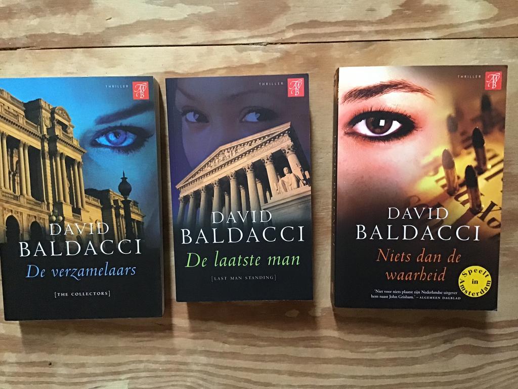 3 x David Baldacci., Ophalen of Verzenden, Zo goed als nieuw