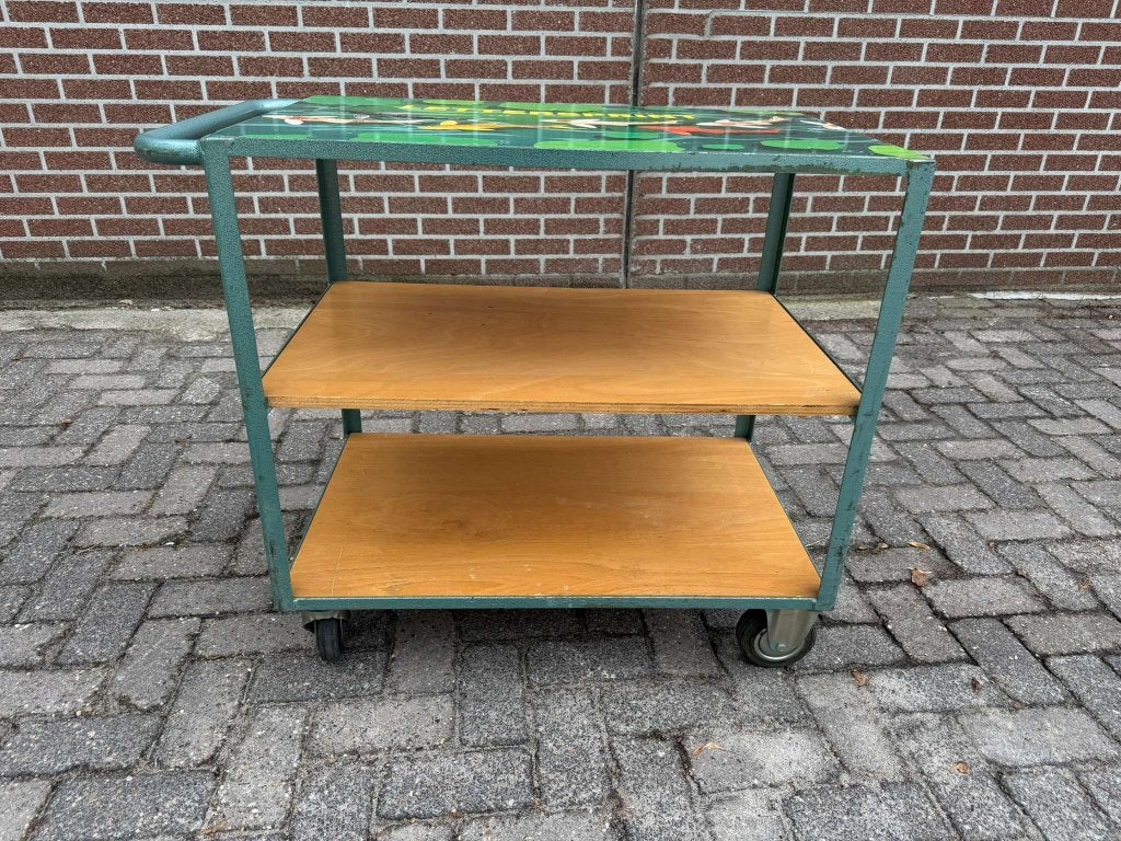 Overtoom Etagewagen, Magazijnwagen, Transportkar 3 plateaus, Niet ingevuld, Gebruikt, Transportkar, Niet ingevuld
