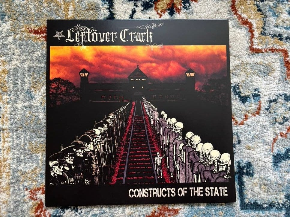 Leftöver Crack - Constructs Of The State LP (clear splatter), LP, Ophalen of Verzenden, Zo goed als nieuw, Inclusief insert