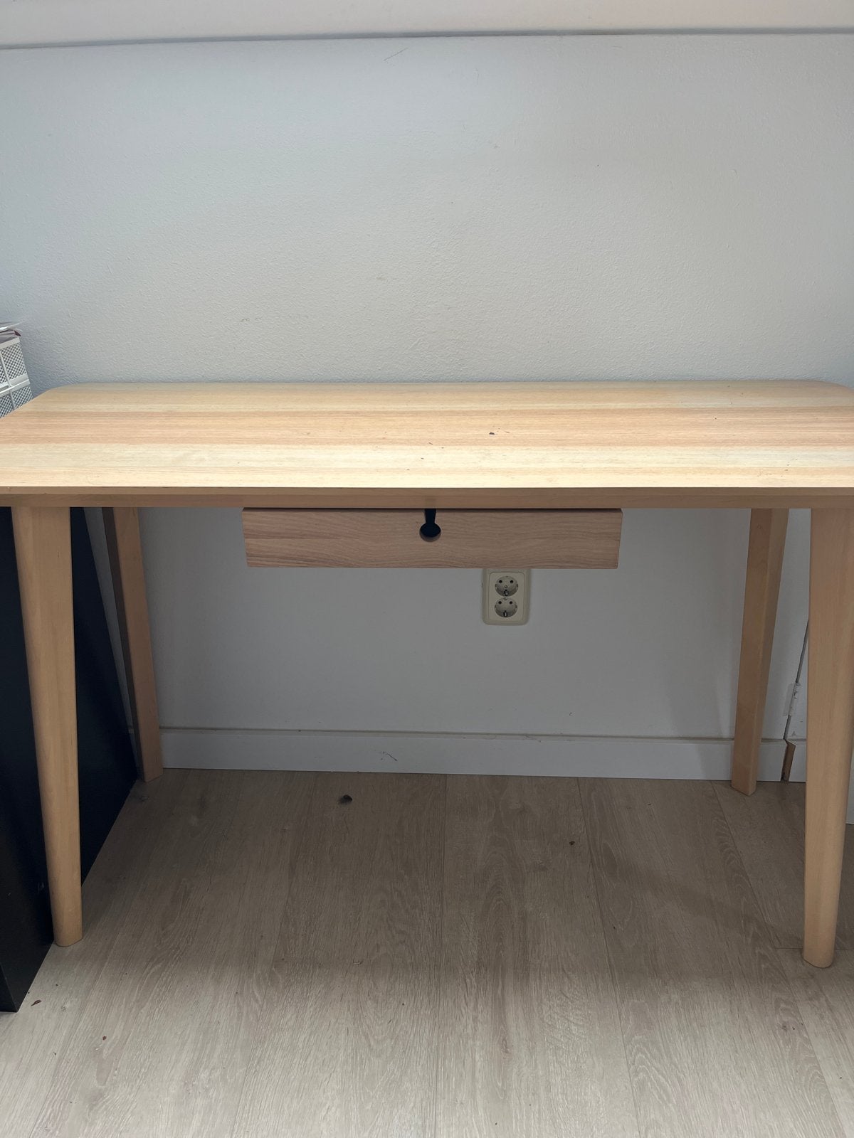 Houten bureau of make-up tafel met lade, Ophalen, Gebruikt, Bruin, Overige merken