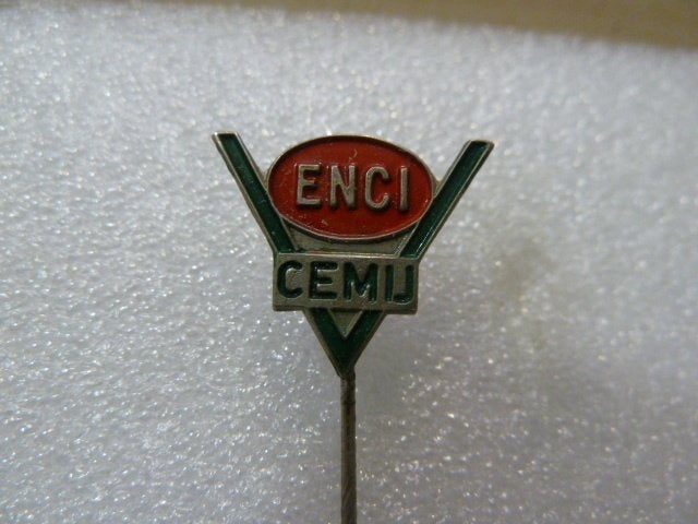 Vintage ENCI CEMIJ Speldje/Pin - Gebruikt, Ophalen of Verzenden, Gebruikt, Overige onderwerpen, Speldje of Pin