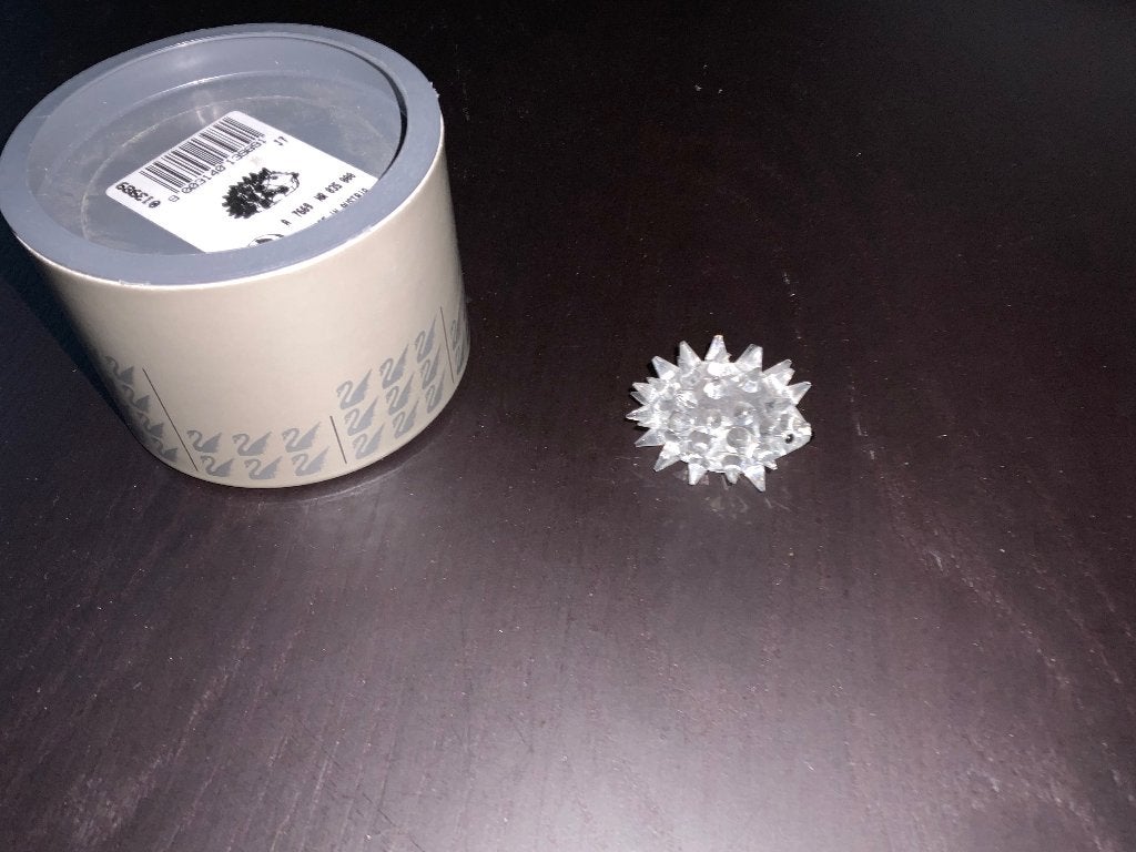 Swarovski egeltje, Ophalen of Verzenden, Zo goed als nieuw, Figuurtje