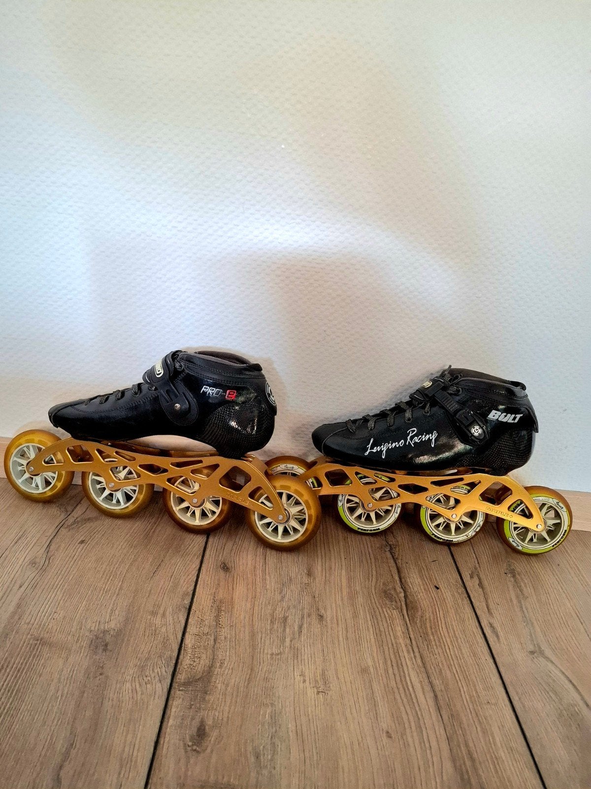 Luigino Racing Bont Pro-e skeelers maat 43, Ophalen of Verzenden, Zo goed als nieuw, Inline skates 4 wielen