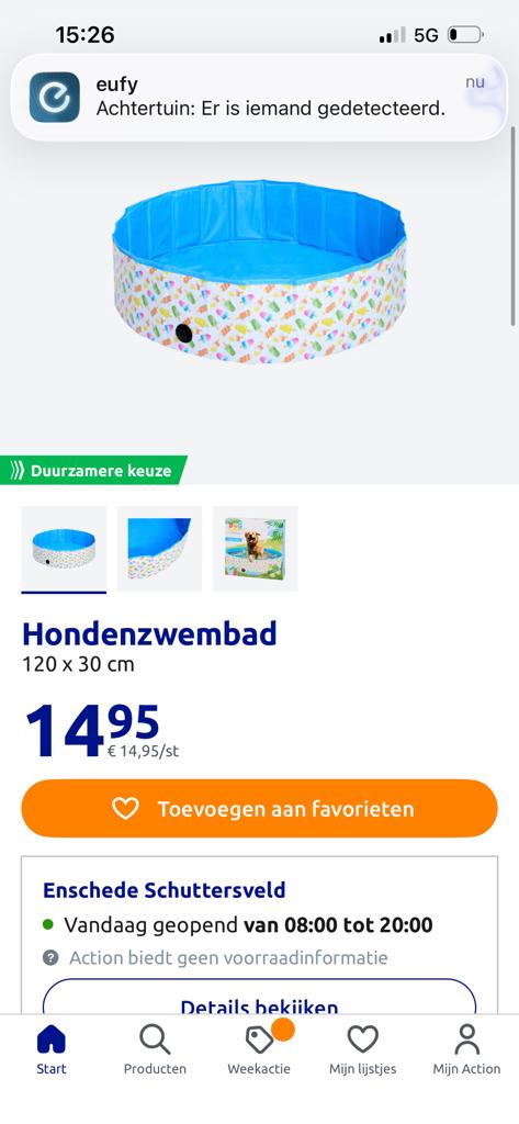 Hondenzwembad geopend niet gebruikt., Ophalen of Verzenden, Zo goed als nieuw