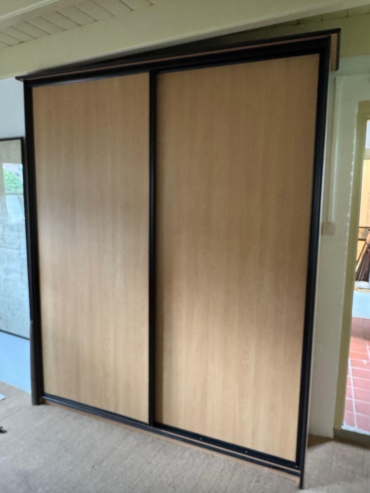 Kast met schuifdeur, Ophalen, Gebruikt, 25 tot 50 cm, 200 cm of meer