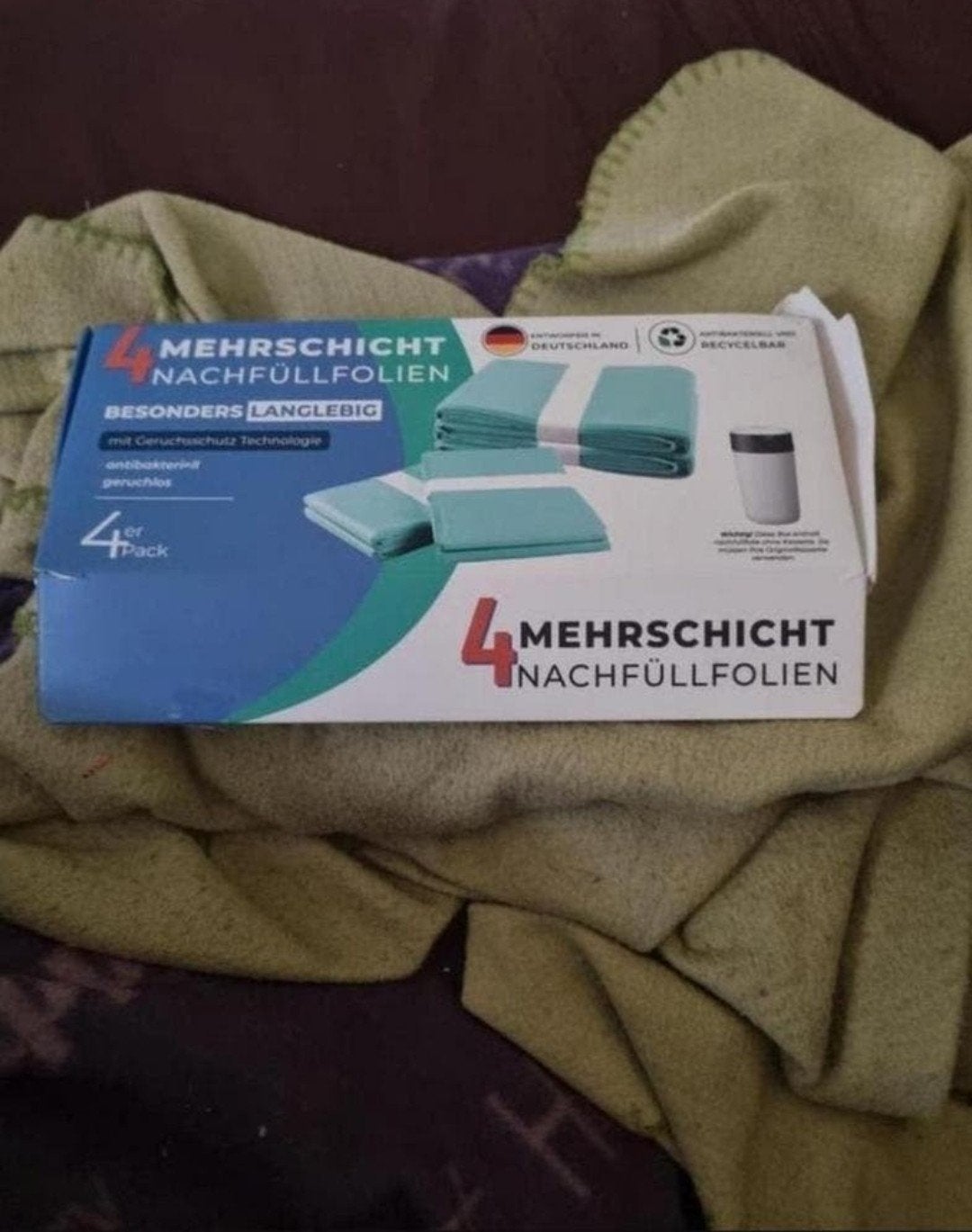 Luieremmer navulfolie 4 stuks bieden, Ophalen of Verzenden, Nieuw