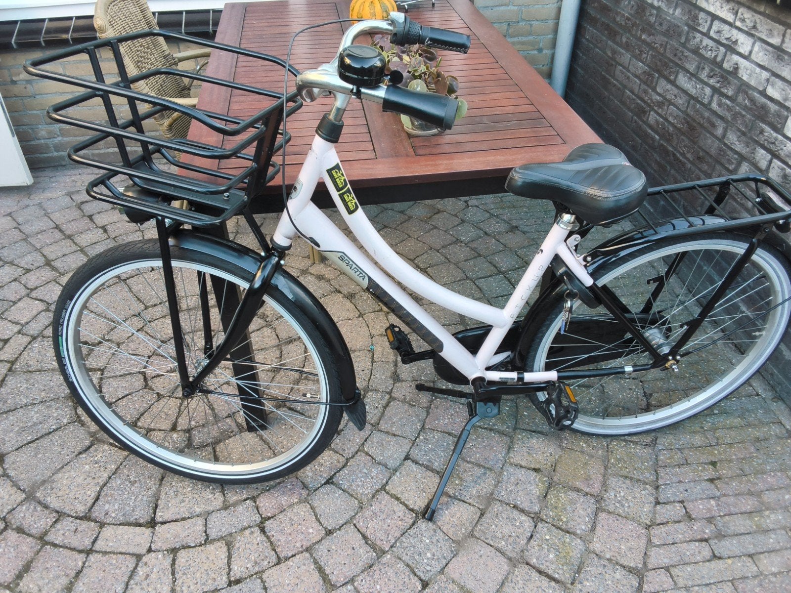 Sparta Pick-Up Meisjesfiets 26 inch met voormand, Fietsen en Brommers, 26 inch of meer, Sparta, Gebruikt, Versnellingen