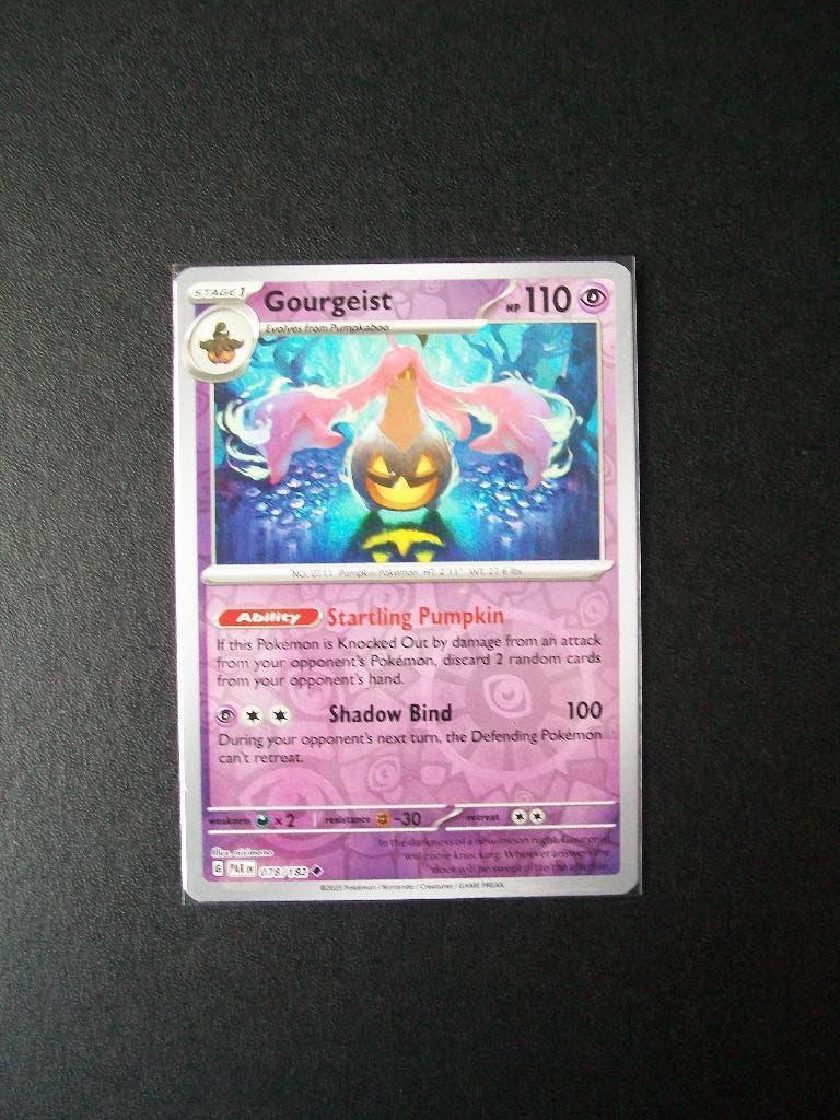 9428: Nieuwe Pokemonkaart holofoil GOURGEIST HP110 (078/182), Verzenden, Nieuw, Losse kaart, Foil