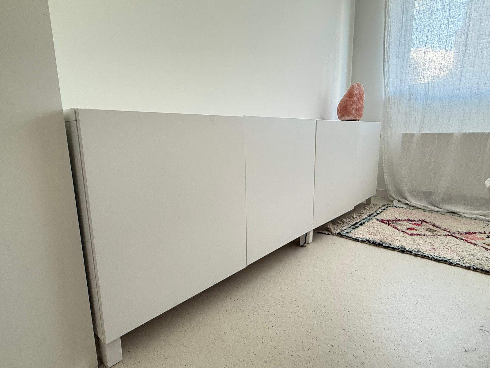 IKEA BESTÅ-opstelling: 2 dubbele, 1 enkele kast, Ophalen of Verzenden, Gebruikt