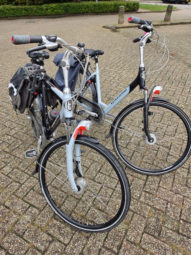 Set Gazelle Allure limited edition dames en heren fiets, Ophalen, Gebruikt, 47 tot 50 cm, Versnellingen