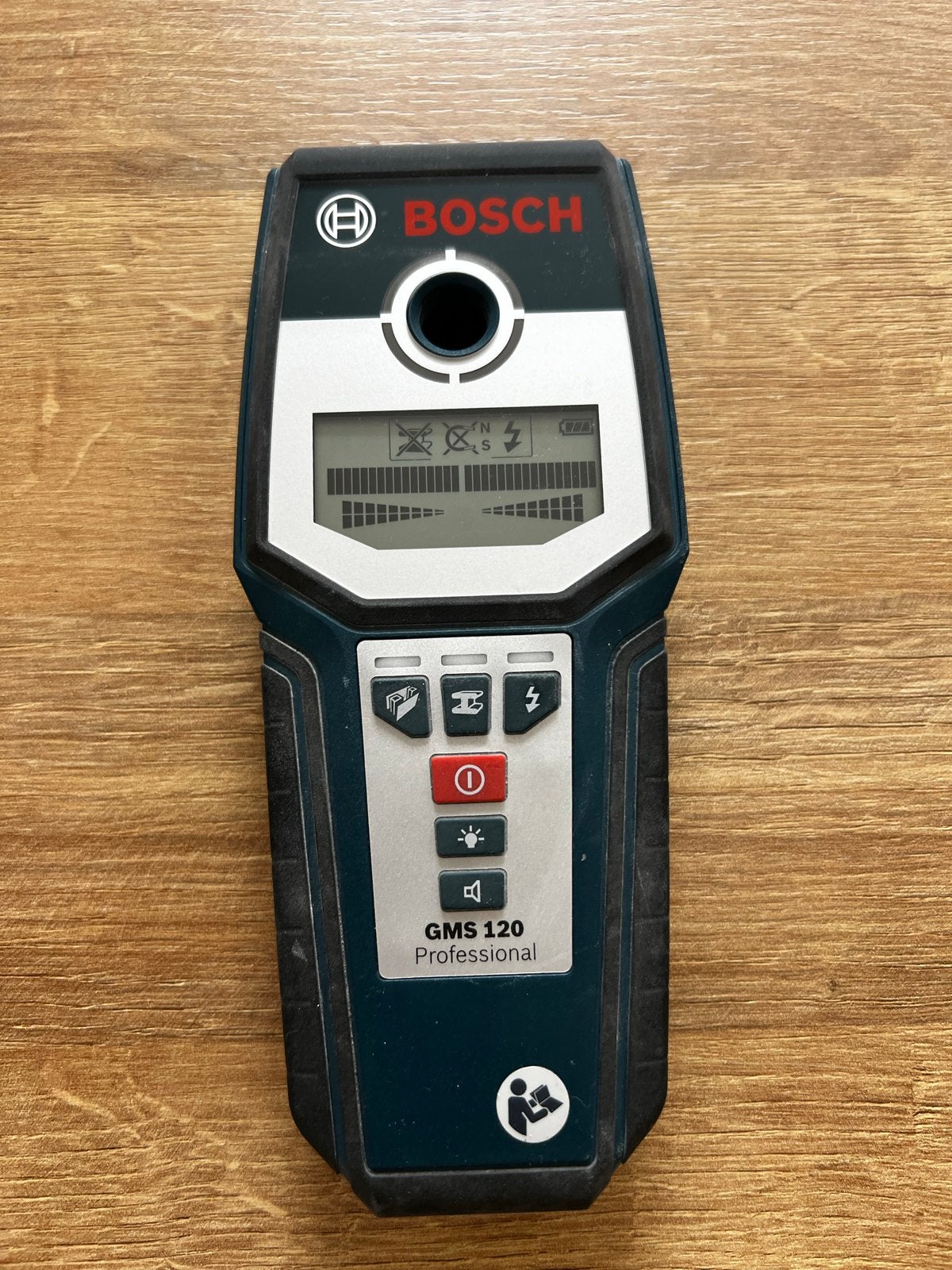 Bosch GMS 120 Professional Multidetector - Zo goed als nieuw, Ophalen of Verzenden, Gebruikt, Overige typen, Bosch