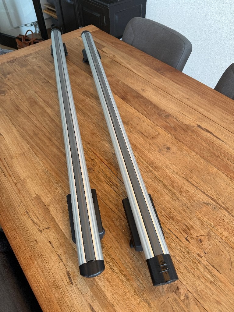 Aluminium dakdragers Seat, Audi, BMW, Ford, Opel, Auto diversen, Dakdragers, Ophalen, Gebruikt