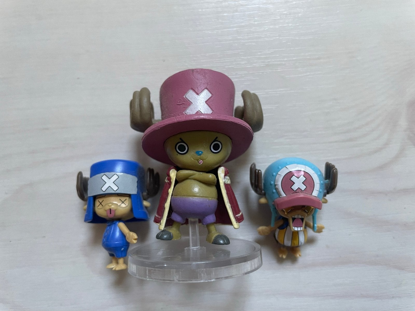 One Piece Tony Tony Chopper beeldjes set, Verzamelen, Ophalen of Verzenden, Gebruikt