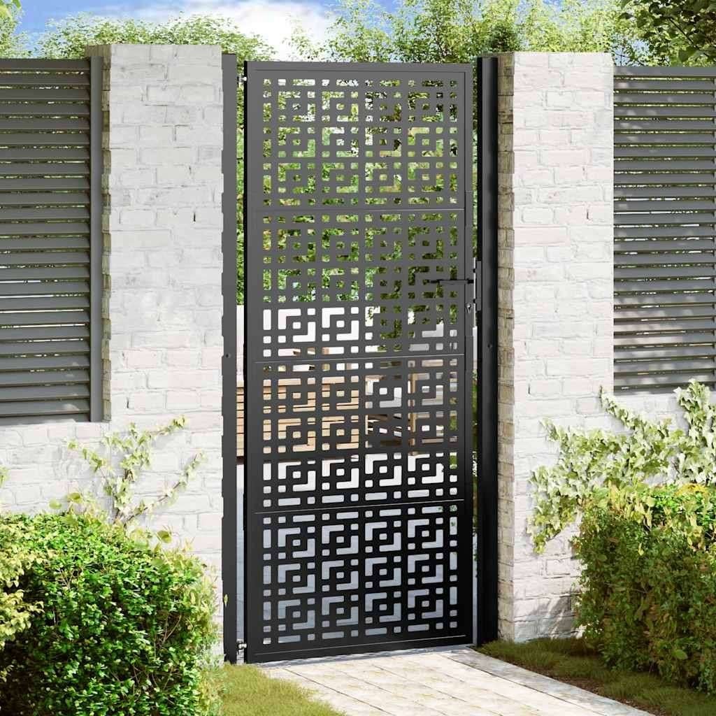IJzeren tuinpoort tuinhek poort zwart 100x100 GRATIS BEZORG, Verzenden, 100 tot 150 cm, Nieuw, Nvt