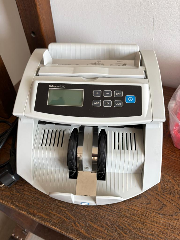 Geldtelmachine, Ophalen of Verzenden