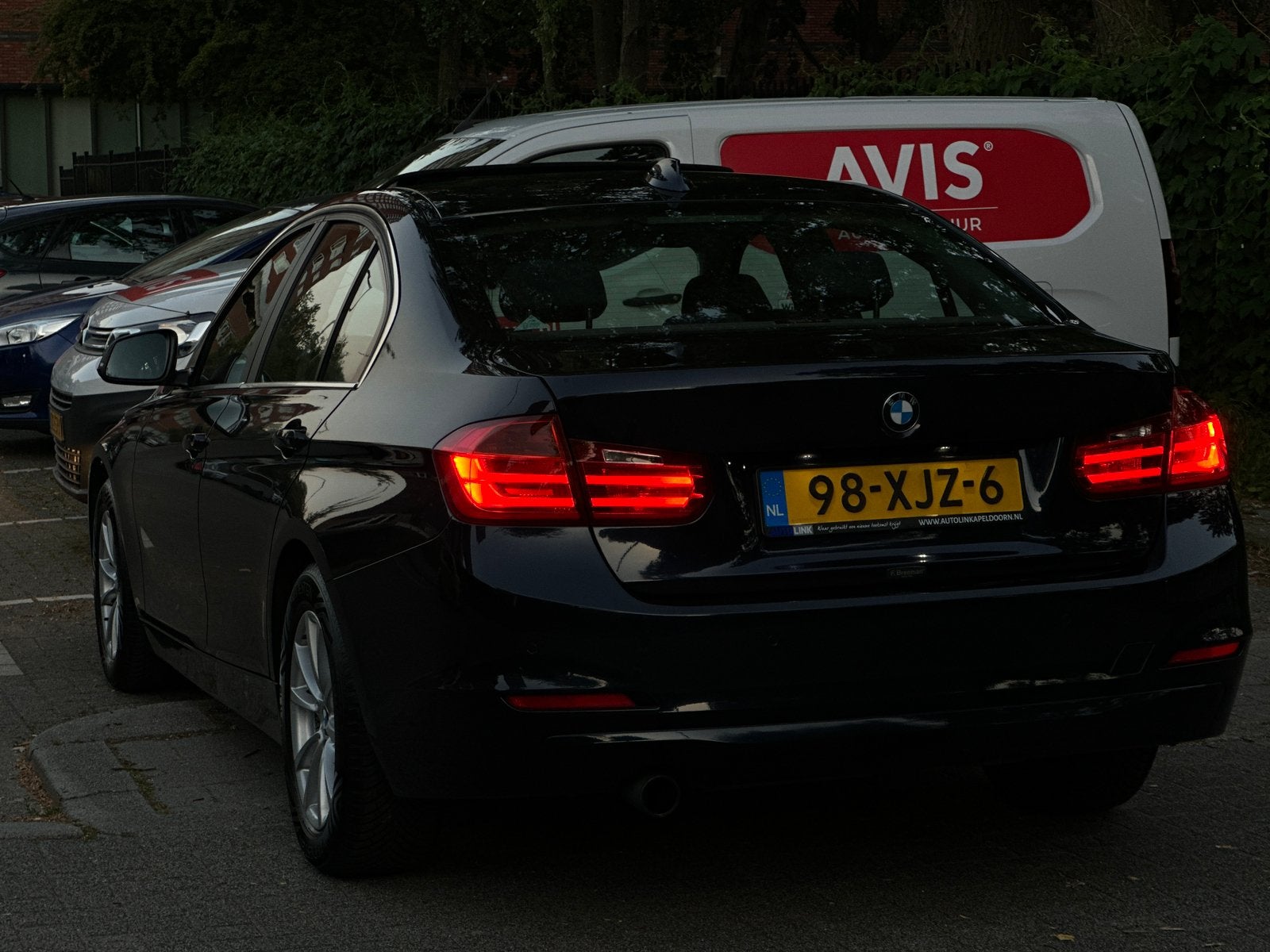BMW 3-Serie 2.0IX 320 135KW Aut8 (f30) 2012 Blauw, Auto's, BMW, Achterwielaandrijving, Zwart, 4 cilinders, Blauw