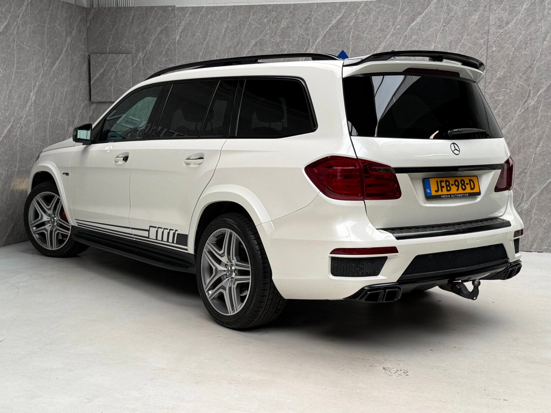 Mercedes-Benz GL-klasse AMG 63 558 PK / 7-Zits / Dealer Onde, 7 stoelen, Wit, Leder, Bedrijf