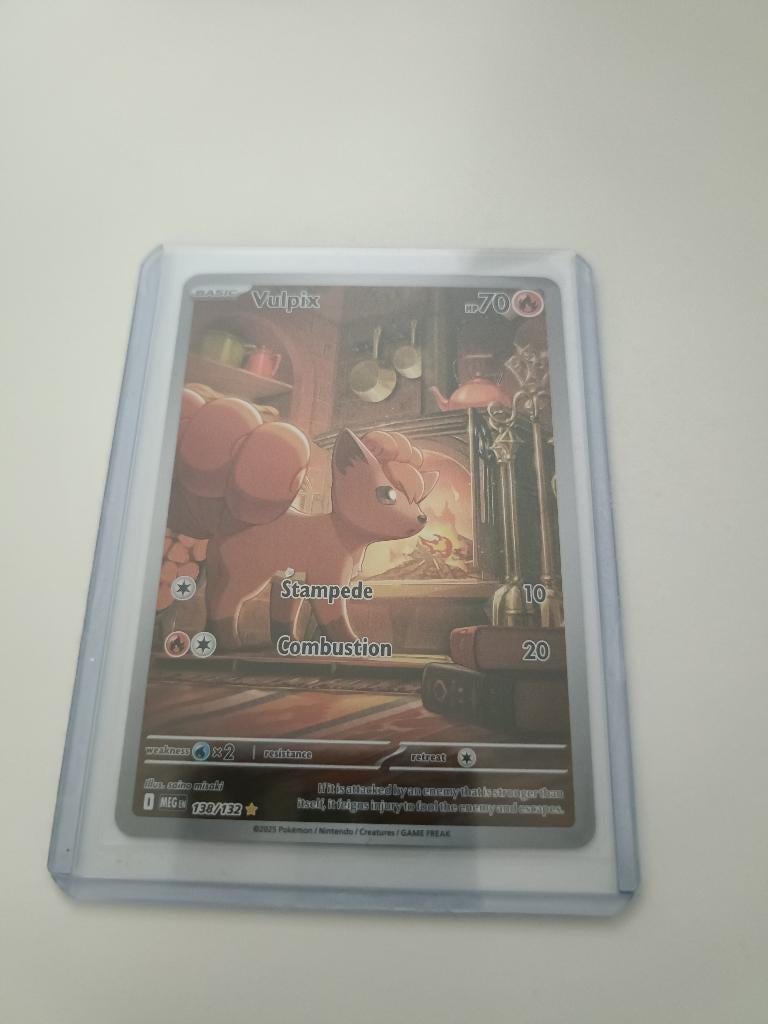 Vulpix 138/132 - goede staat, Ophalen of Verzenden, Zo goed als nieuw, Losse kaart, Foil