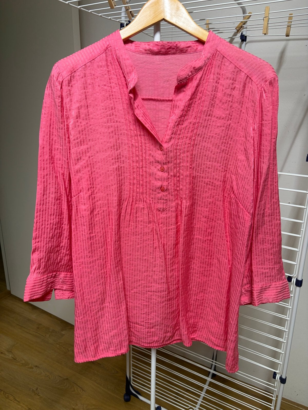Roze blouse maat L, Ophalen of Verzenden, Gedragen, Maat 42/44 (L), Roze