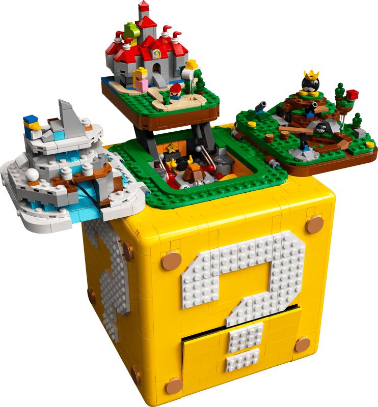 Lego Super Mario 64 Vraagtekenblok, Gebruikt, Overige thema's, Lego, Ophalen of Verzenden
