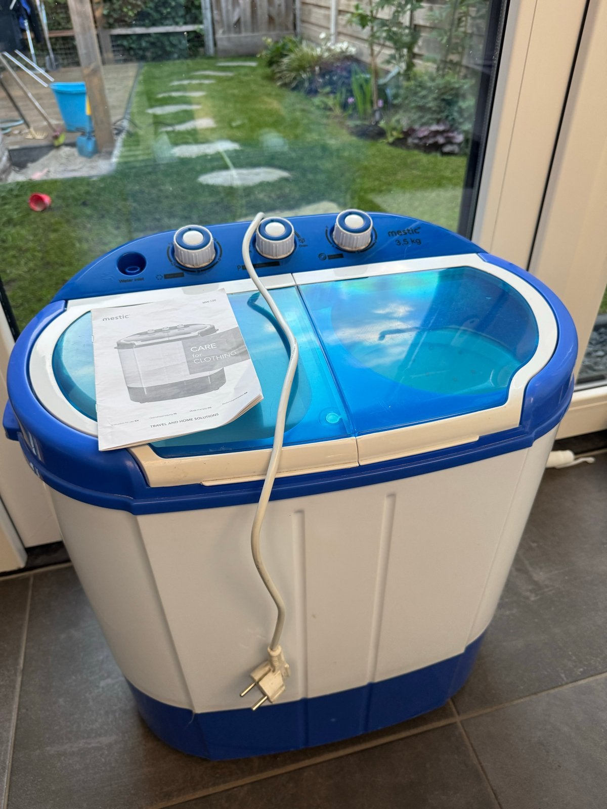 Mestic MW-120 Mini Wasmachine - Ideaal voor Camping, Ophalen of Verzenden, Zo goed als nieuw