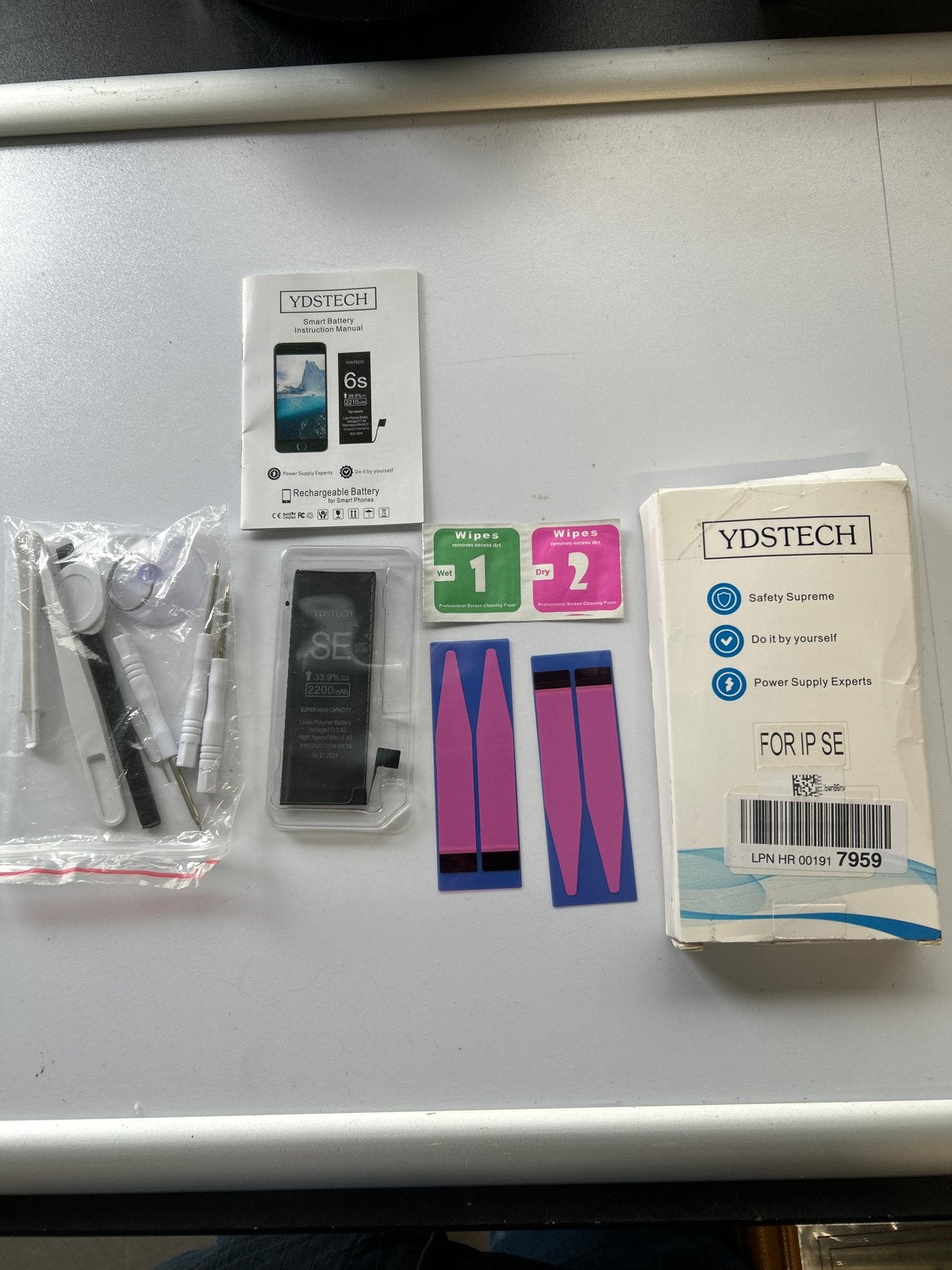 YDS Tech Batterij Vervangingskit voor iPhone SE (2016), Ophalen of Verzenden, Nieuw, Overige typen, Apple