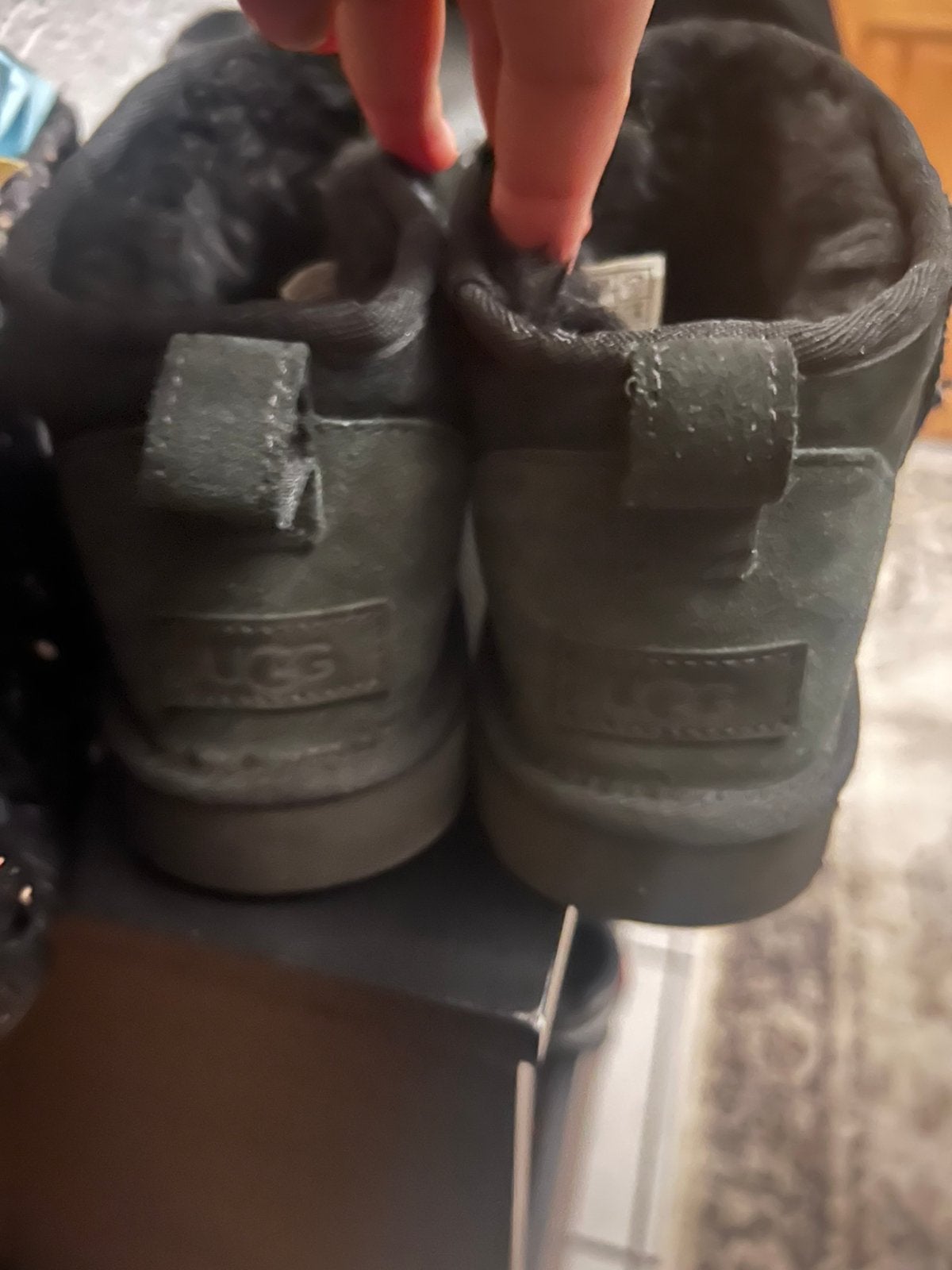Zwarte uggs, Kleding | Dames, Schoenen, Ophalen, Zo goed als nieuw, Zwart