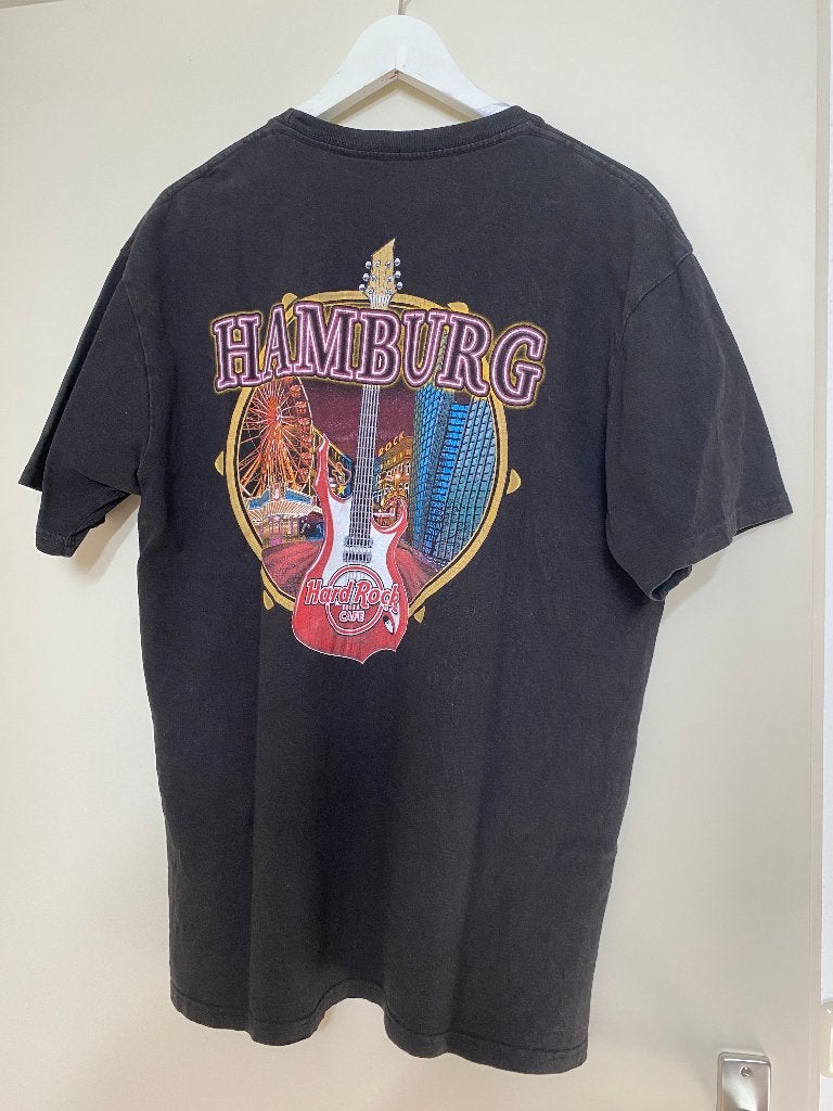 Hard Rock Cafe T-shirt zwart maat L, Ophalen of Verzenden, Gedragen, Maat 52/54 (L), Zwart