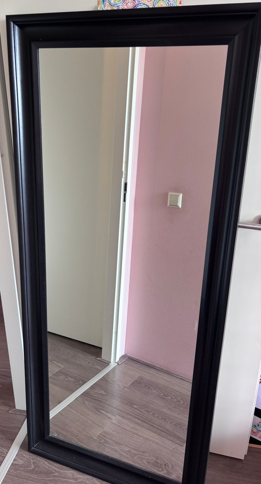 Ikea hemnes spiegel, Ophalen, Gebruikt, 150 tot 200 cm, Rechthoekig