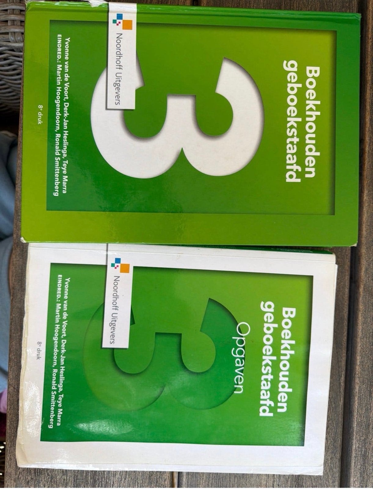 Boekhouden Geboekstaafd 3 (studieboek + opgavenboek) 8e druk, Ophalen of Verzenden, Gelezen, Overige niveaus, Bedrijfseconomie of M&O