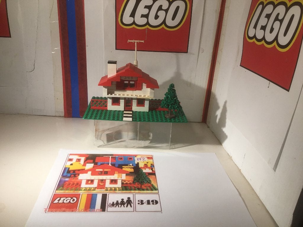 Lego set 349 Swiss chalet (1971), Gebruikt, Verzenden, Lego, Compleet
