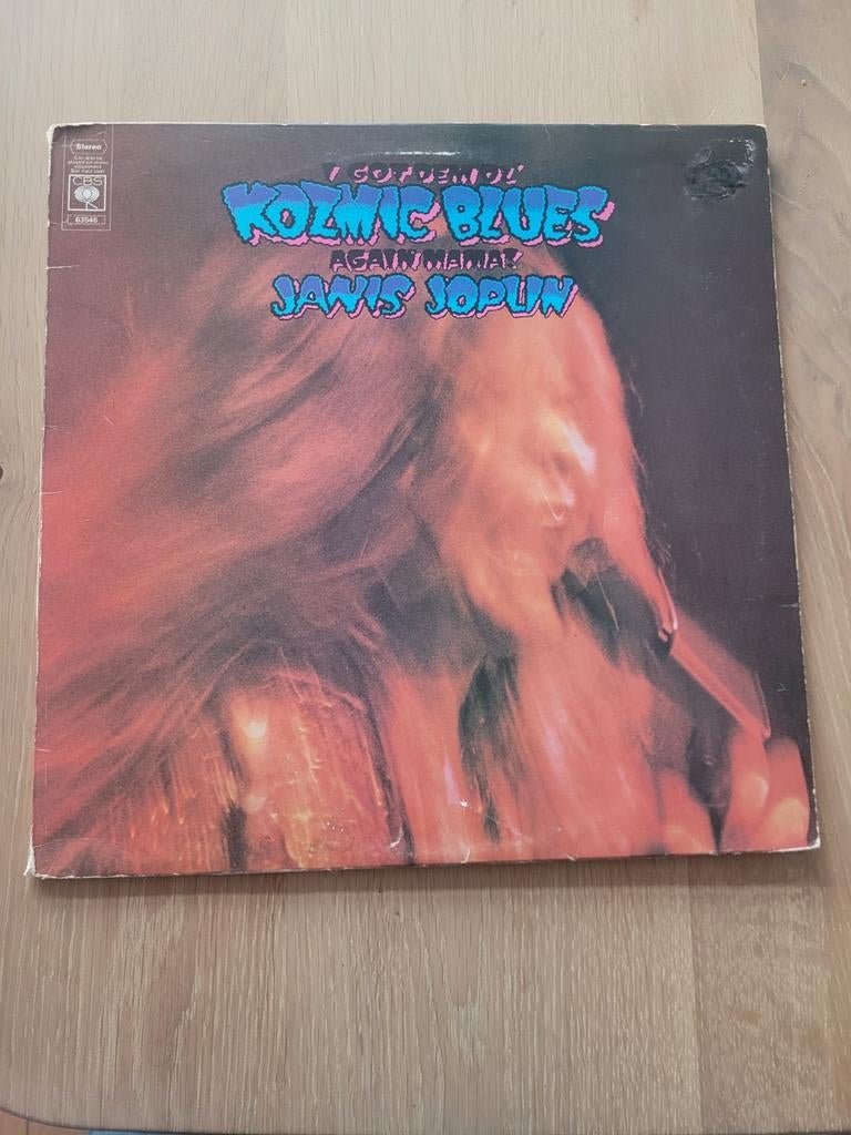 lp,Janis Joplin – I Got Dem Ol' Kozmic Blues Again Mama!, Ophalen of Verzenden, Zo goed als nieuw, 12 inch, Poprock