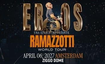 Eros Ramazzotti - 6 april 2027 - ZIGGO DOME 1e RING, Tickets en Kaartjes, Twee personen, April