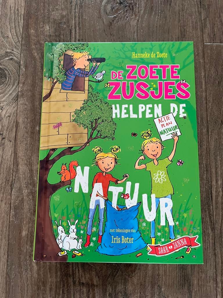 Boek De zoete zusjes helpen de natuur, Ophalen of Verzenden, Zo goed als nieuw, Non-fictie