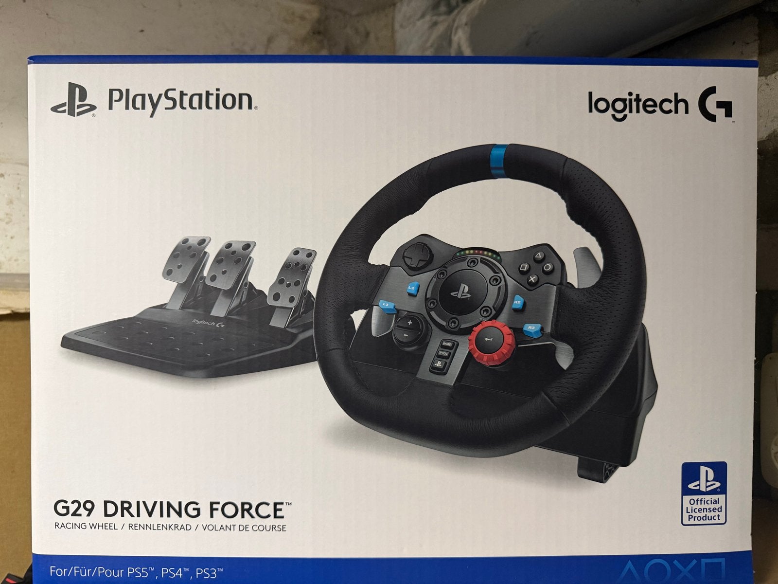 Nieuw! Logitech G29 Driving Force Racestuur voor PlayStation, Racestuur, Force feedback, Zo goed als nieuw, Logitech