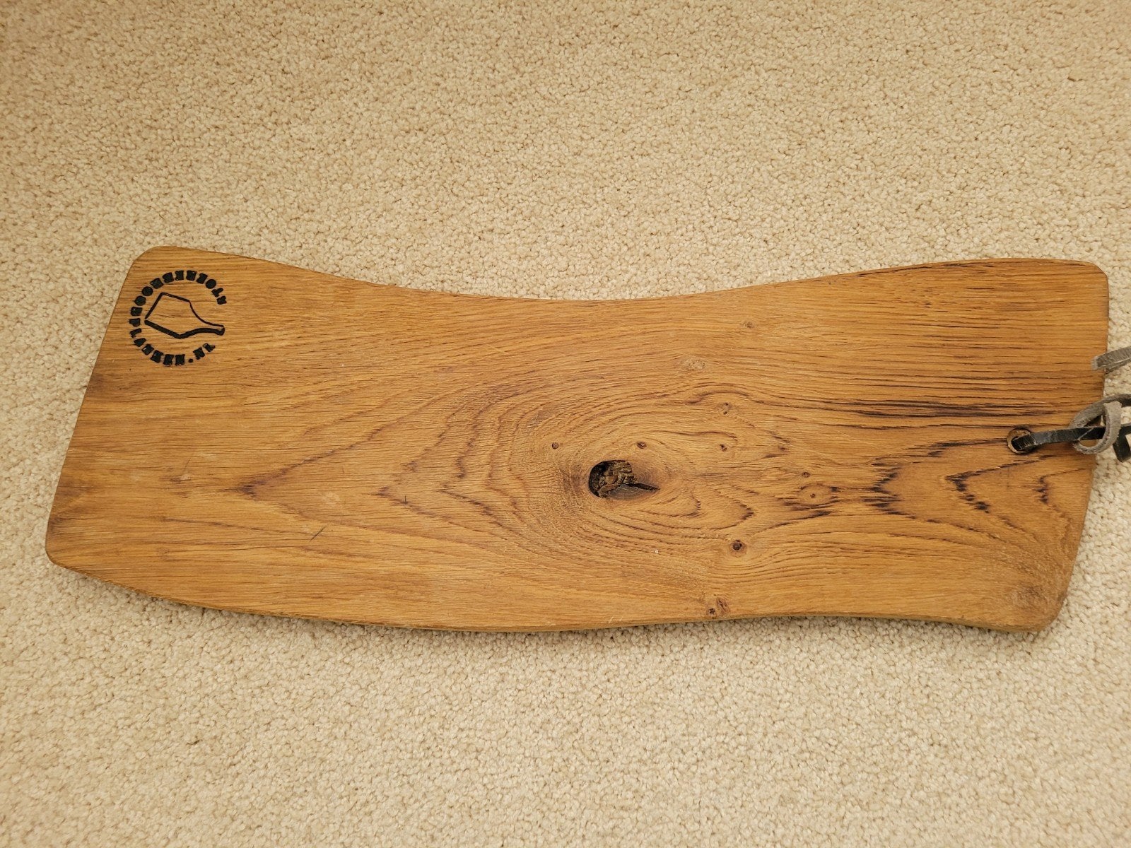 Stoere houten snij-/serveerplank, Huis en Inrichting, Hout, Ophalen of Verzenden, Zo goed als nieuw, Onbekend