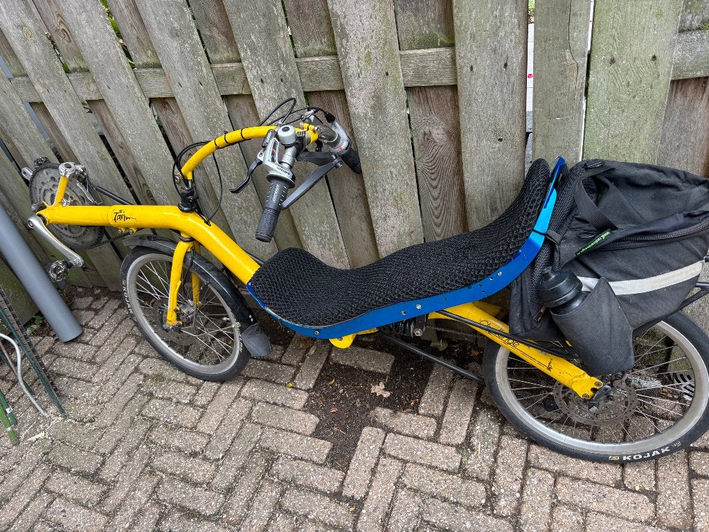 challenge taifun ligfiets, Ophalen, Gebruikt, Bovenstuur, Schijfrem