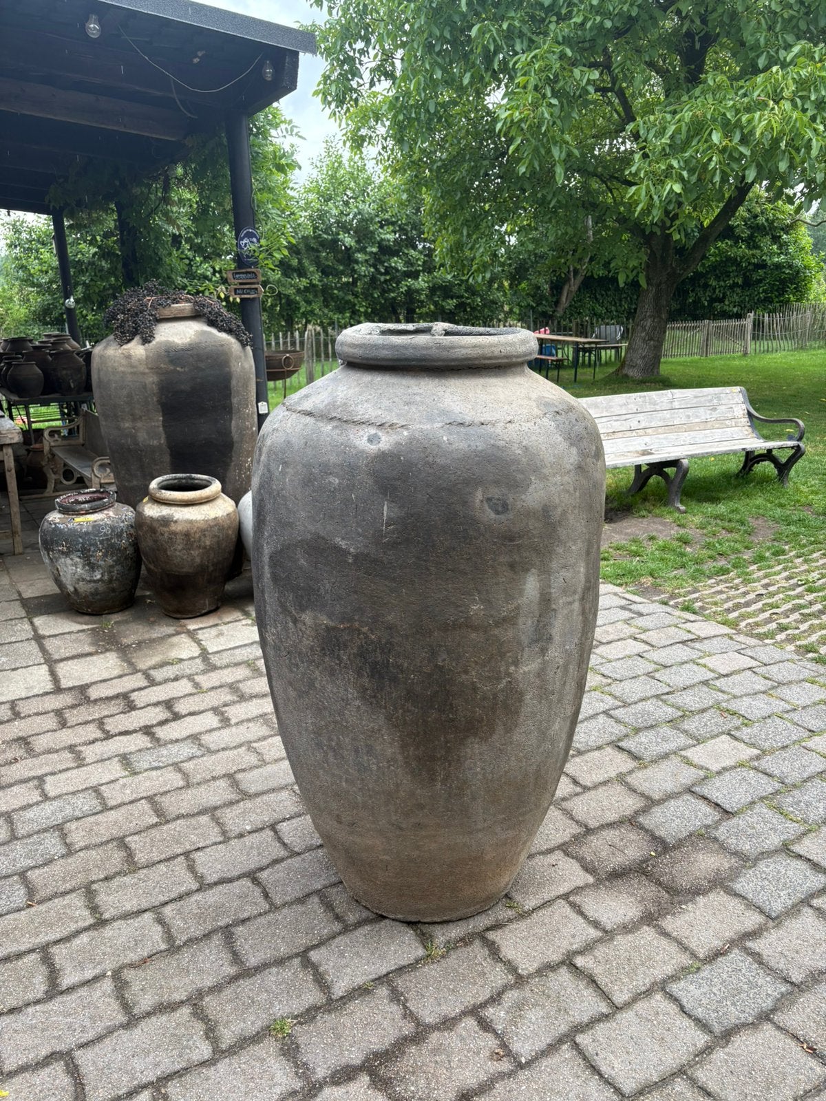 Oude XXL kruik uit India! Nu voor € 165! SALE!!, Huis en Inrichting, Woonaccessoires | Vazen, Ophalen, Gebruikt, Overige kleuren