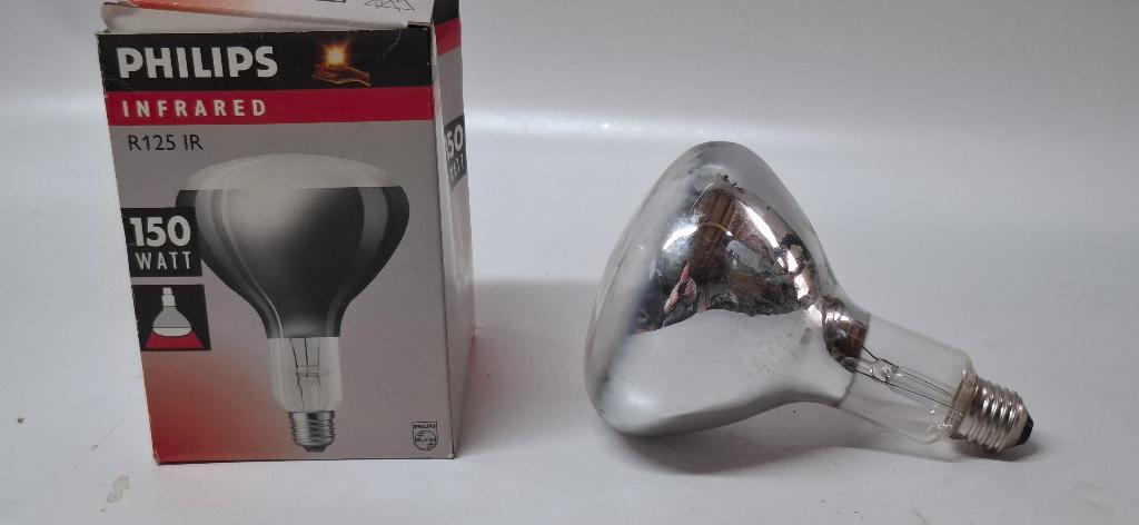 Philips infrarood warmtelamp 150 W, Ophalen of Verzenden, Zo goed als nieuw