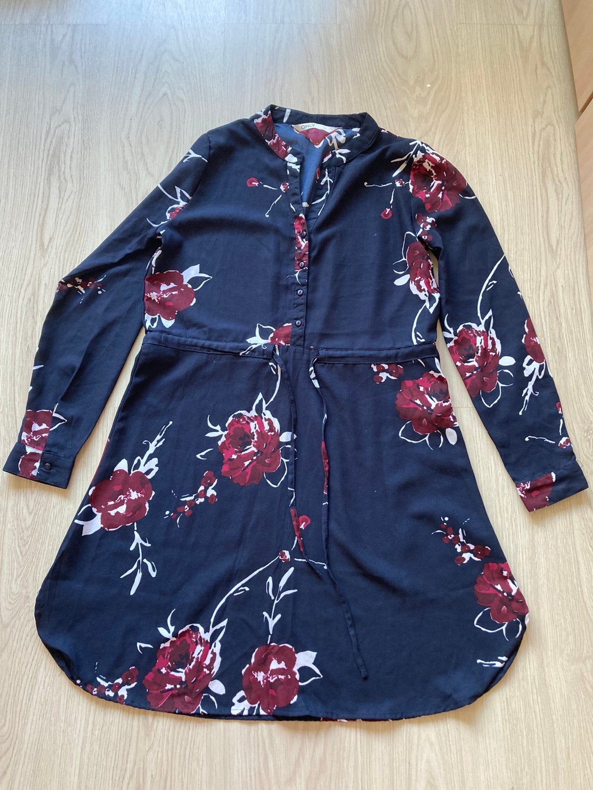 Only, donkerblauw jurk/ tuniek, maat XS, Ophalen of Verzenden, Zo goed als nieuw, Maat 34 (XS) of kleiner, Blauw