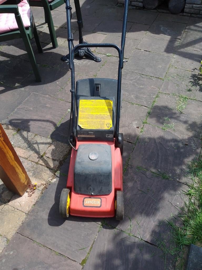 Grasmaaier elektrisch, Cirkelmaaier, Gebruikt, Elektrische grasmaaier, Lawngreen