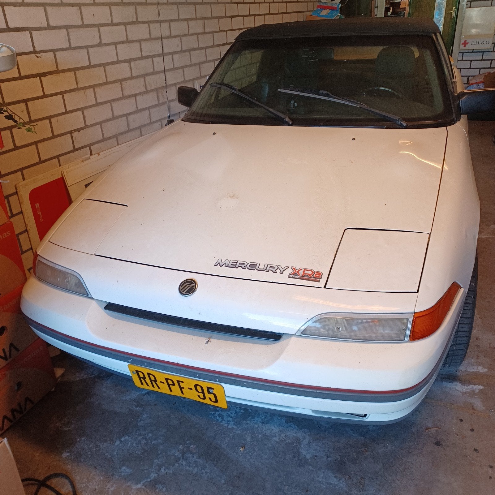 Mercury 1991 Wit ( ophalen in Tilburg  ), Auto's, 1140 kg, Stof, Wit, Handgeschakeld