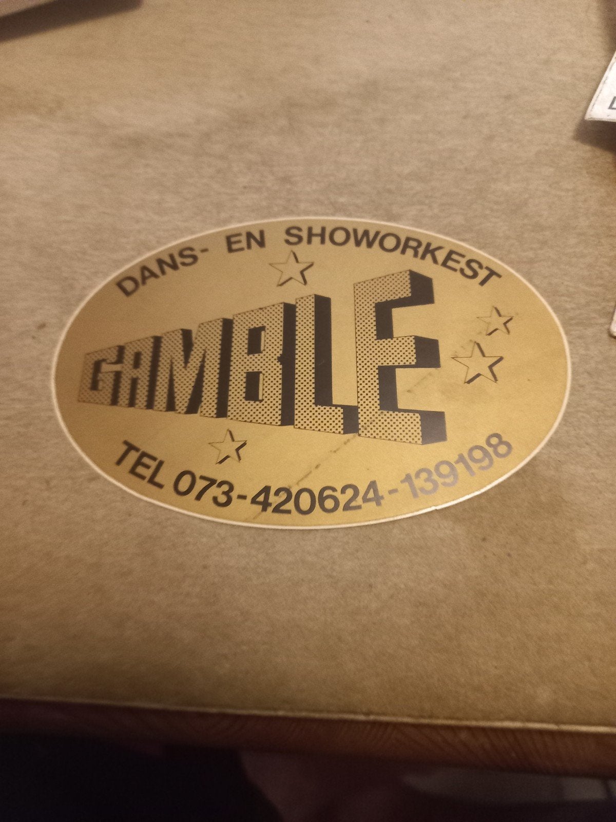 Orkest gamble, Ophalen of Verzenden, Zo goed als nieuw