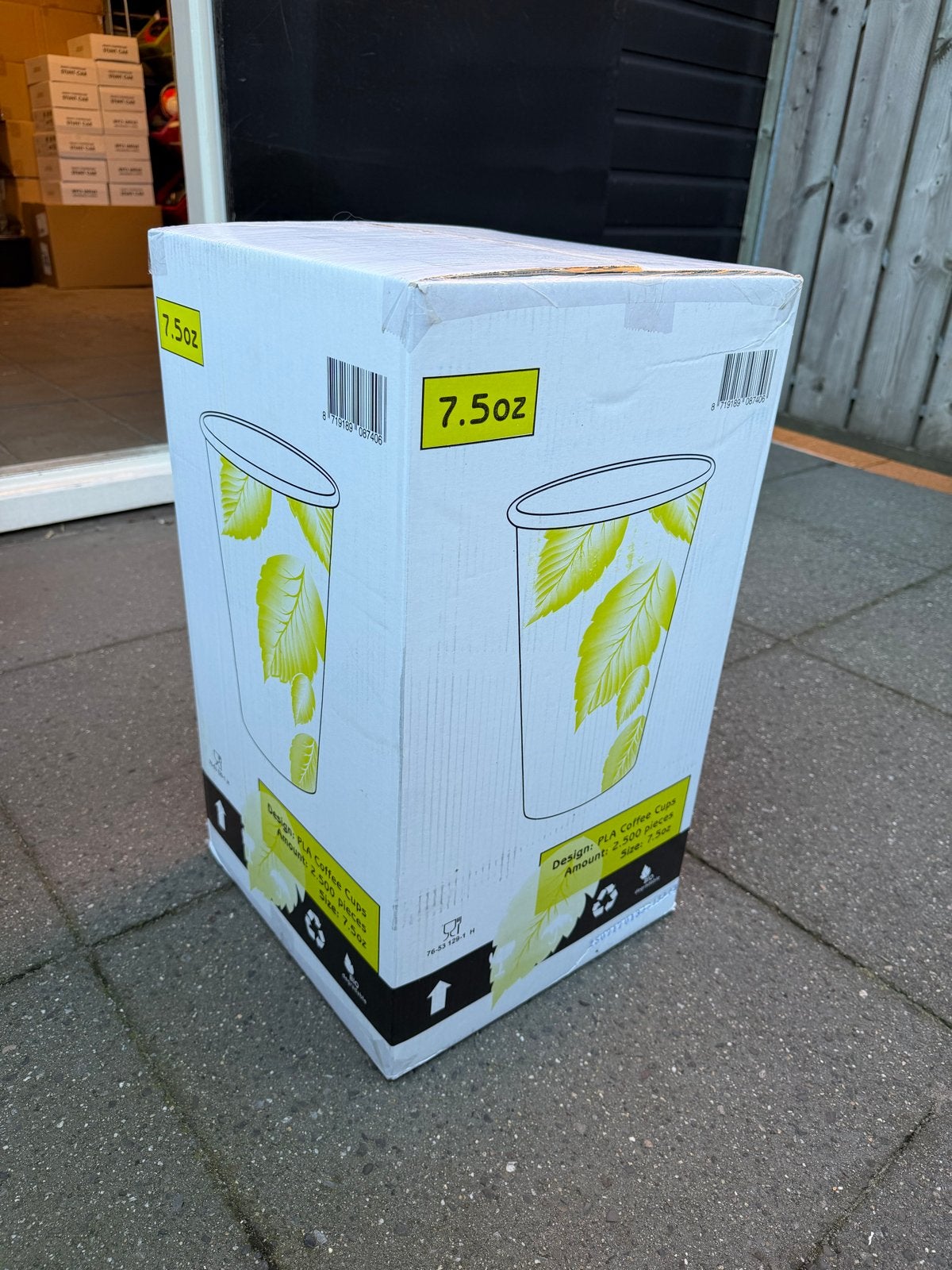 PLA Koffiebekers 7.5oz - 2500 stuks biologisch afbreekbaar, Ophalen of Verzenden, Nieuw, Overige typen, Saeco
