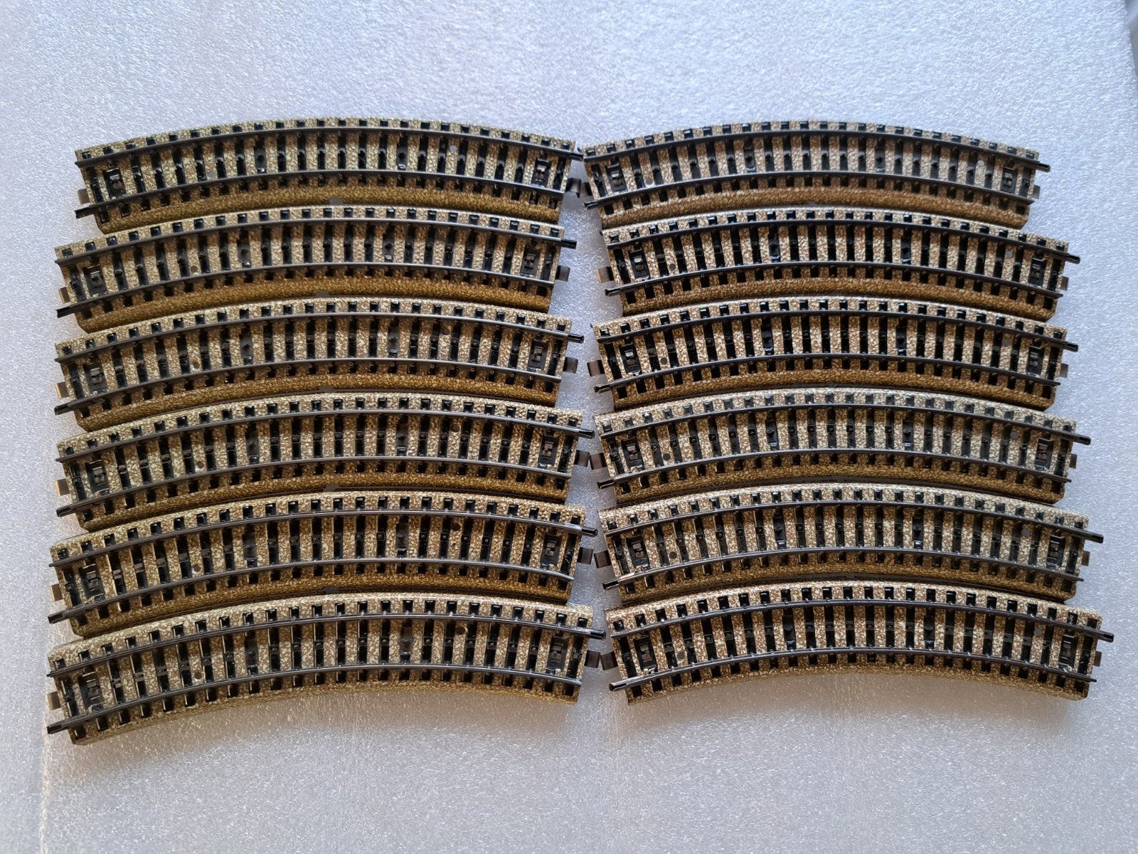 12 mooie bochten marklin 5100 m rails, Wisselstroom, Rails, Ophalen of Verzenden, Zo goed als nieuw