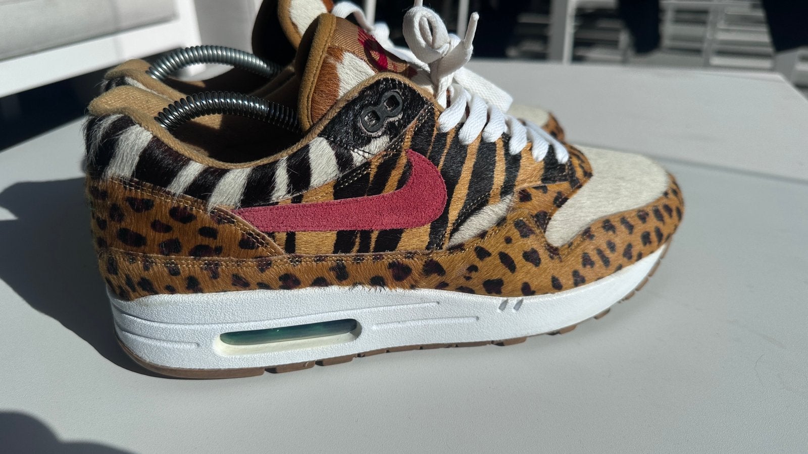 Nike air max 1 Animal 1.0, Ophalen, Overige kleuren, Sneakers of Gympen, Zo goed als nieuw