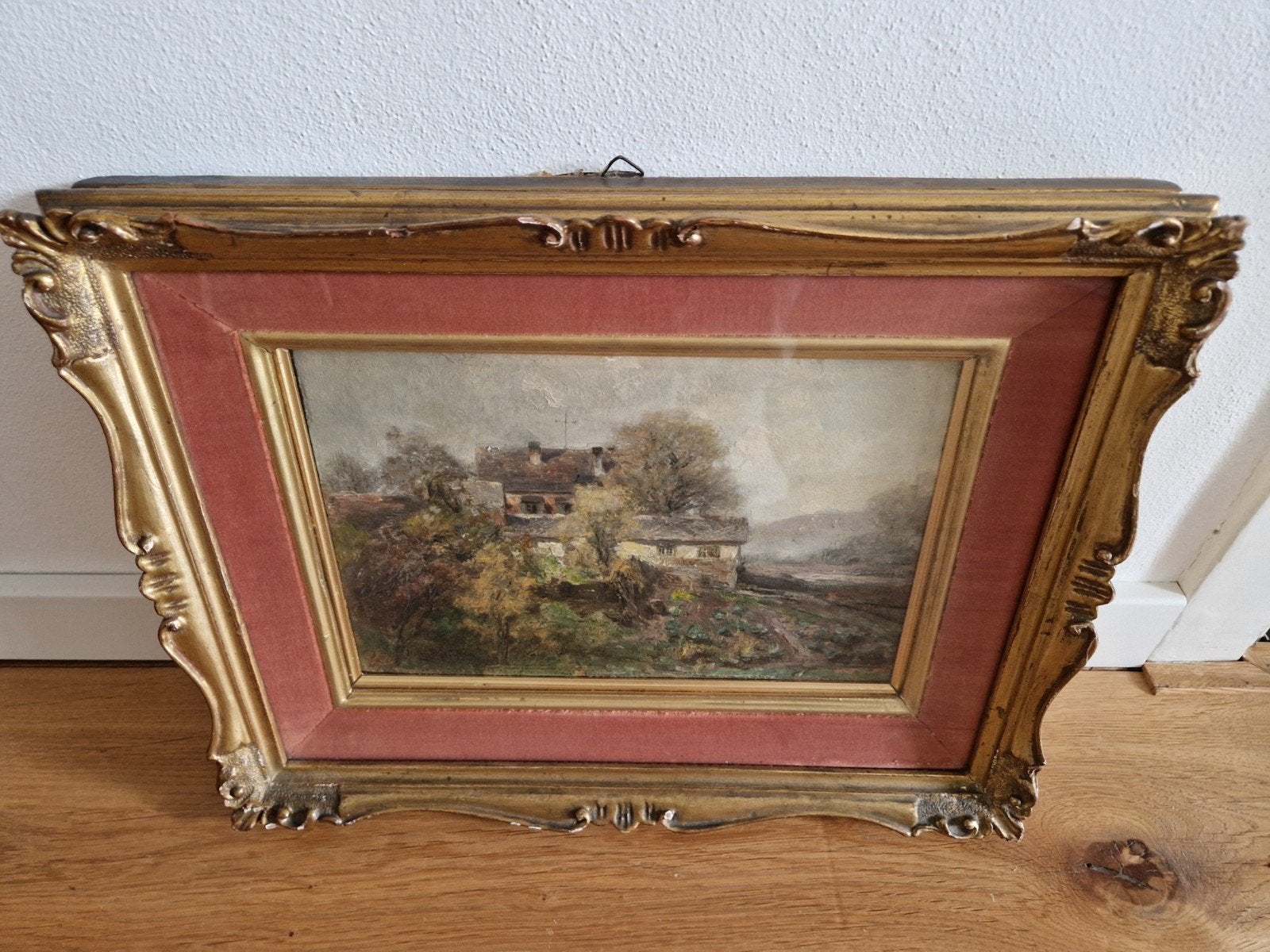 Schilderij olieverf op paneel gesigneerd August Specht!, Ophalen of Verzenden