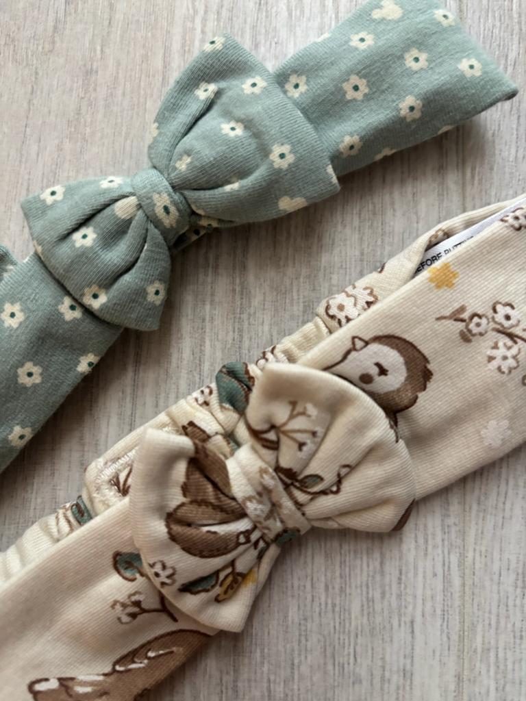 2 baby haarbandjes / hoofdbandjes met strik, Kinderen en Baby's, Ophalen of Verzenden